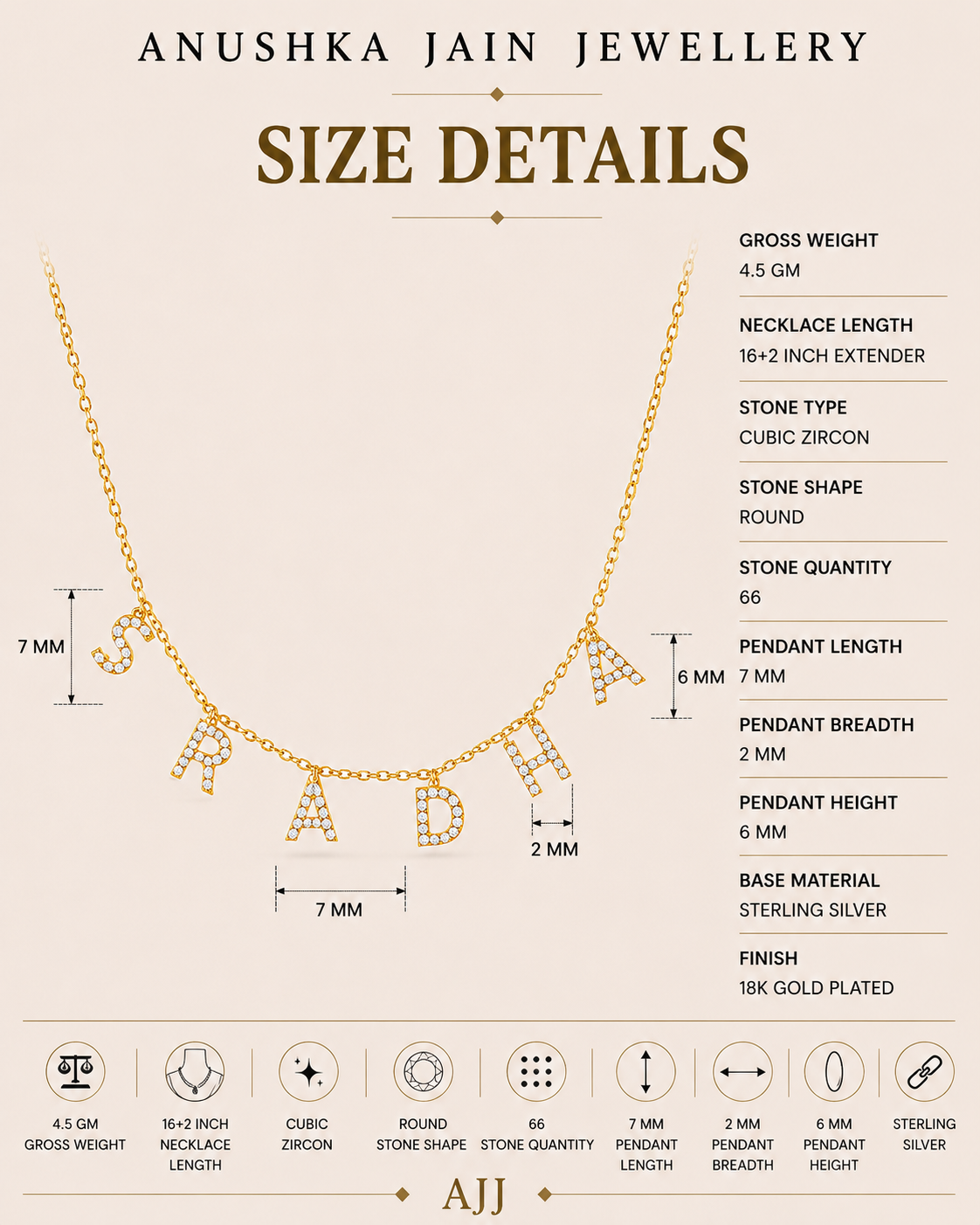 Name Diamond Necklace