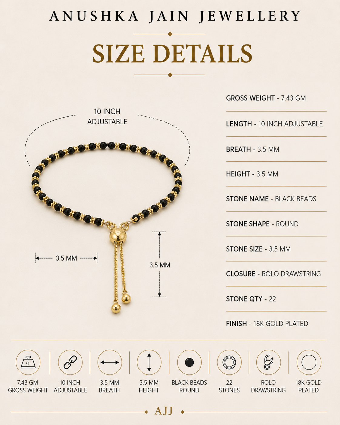 Nazariya Anklet