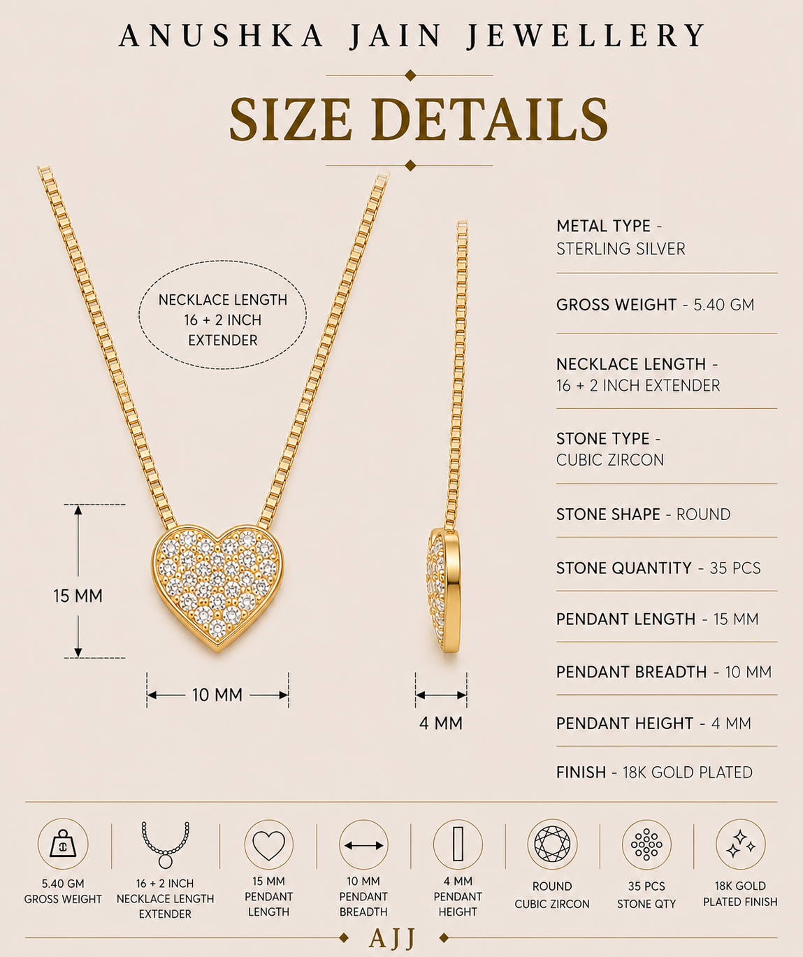 Pave Diamond Necklace