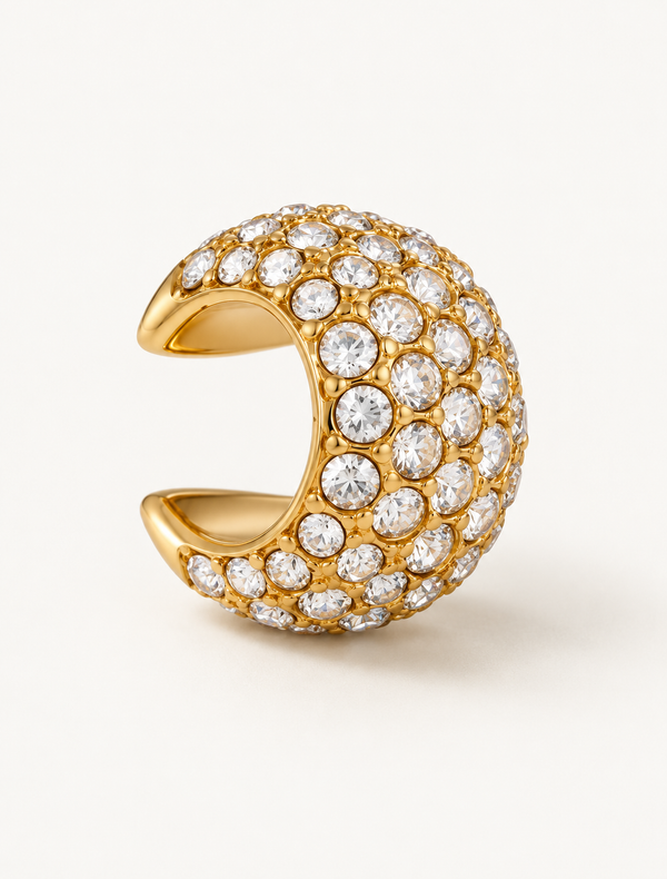 Pave Dome Ear Cuff