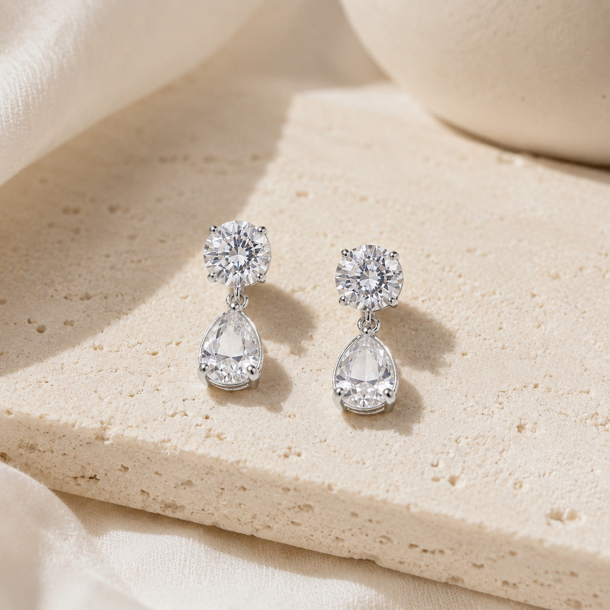 Radiant Diamond Earrings