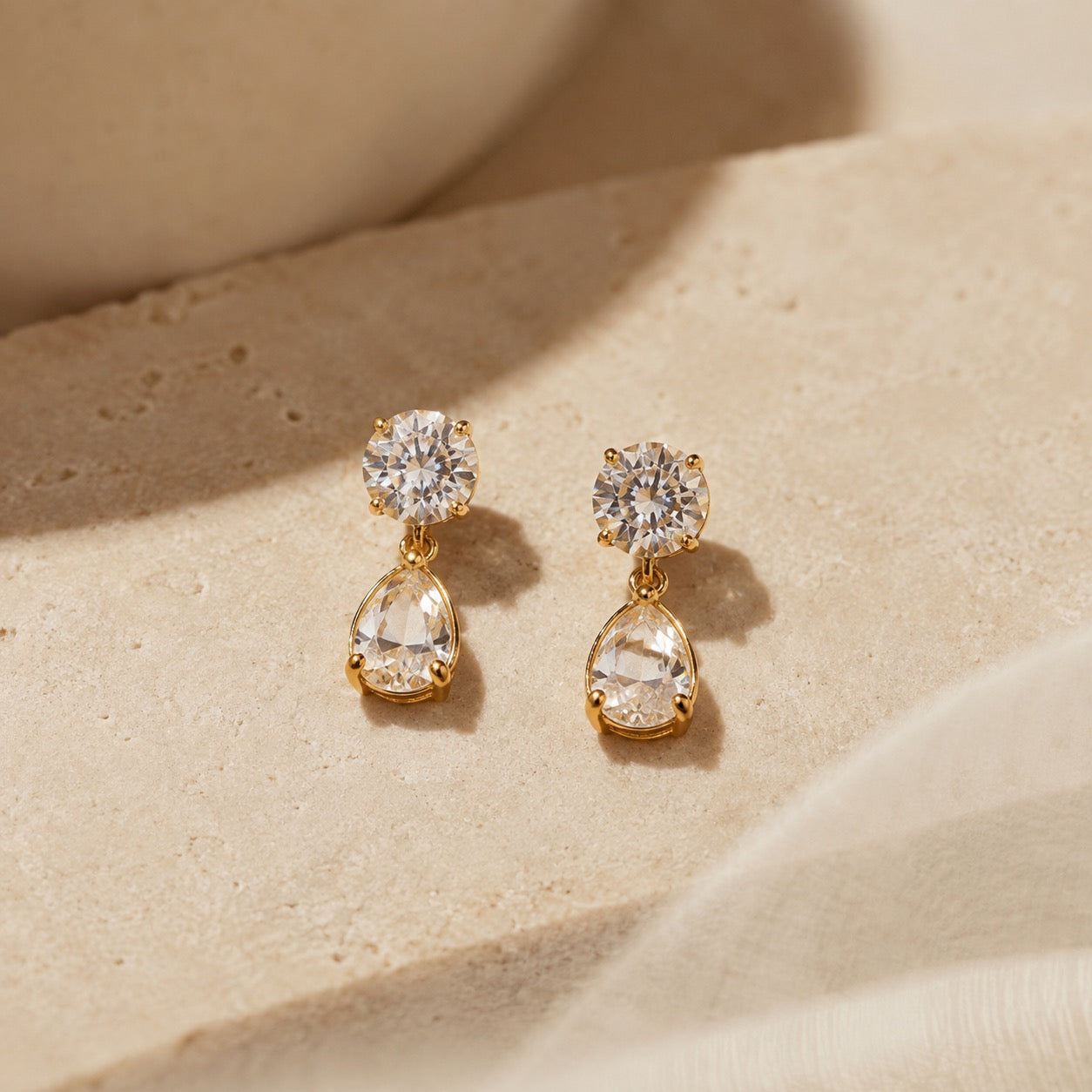 Radiant Diamond Earrings