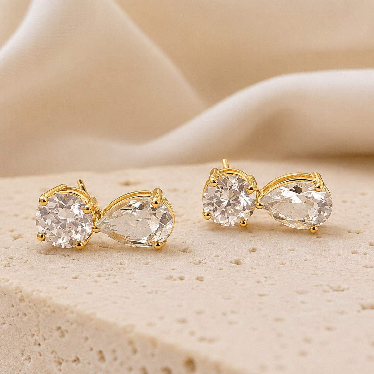 Radiant Diamond Earrings