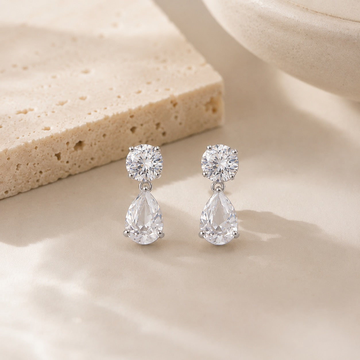 Radiant Diamond Earrings