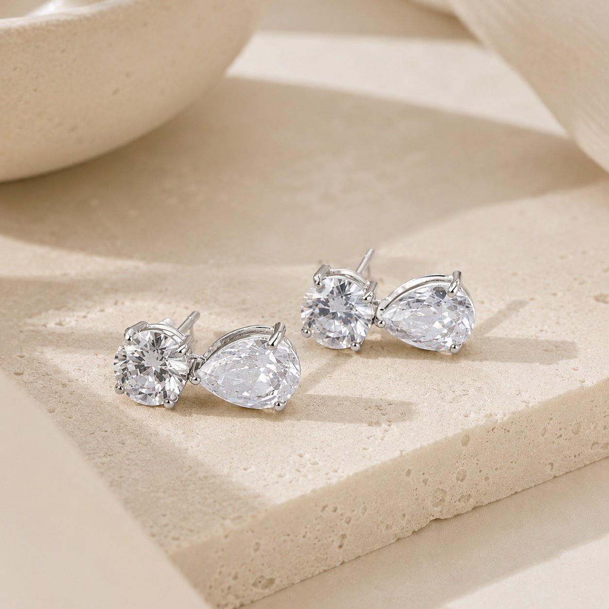 Radiant Diamond Earrings
