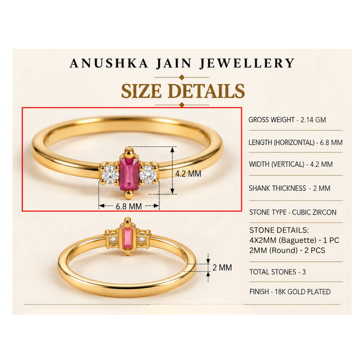 Rose Cascade Ring