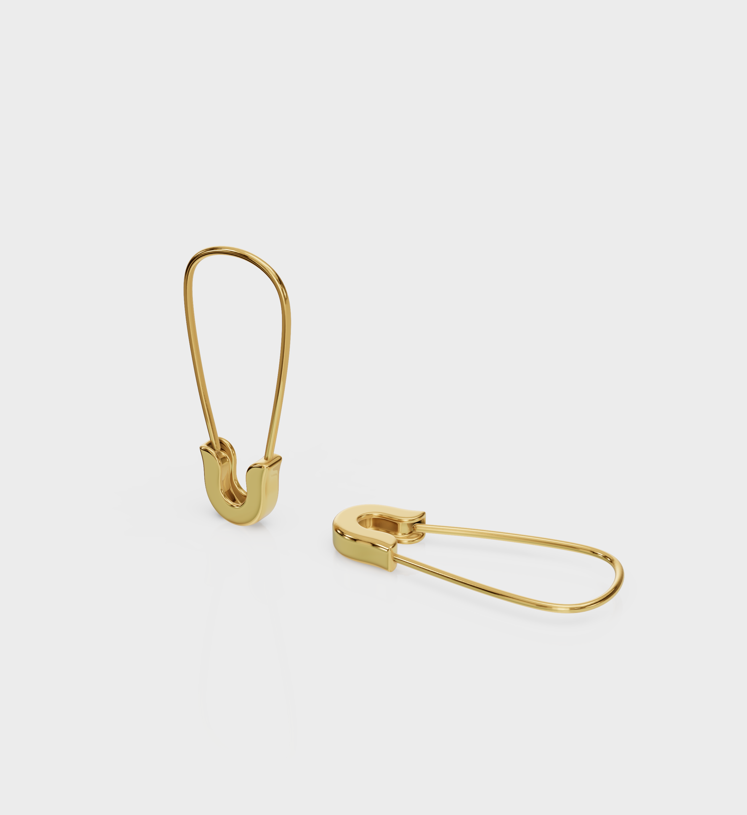 Safety Pin Earrings