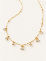 Scattered Solitaire Necklace