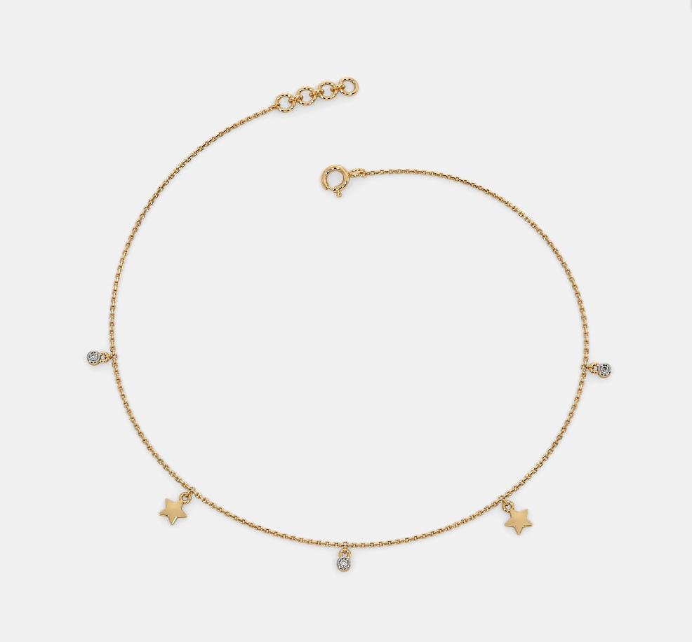 Star Drop Anklet