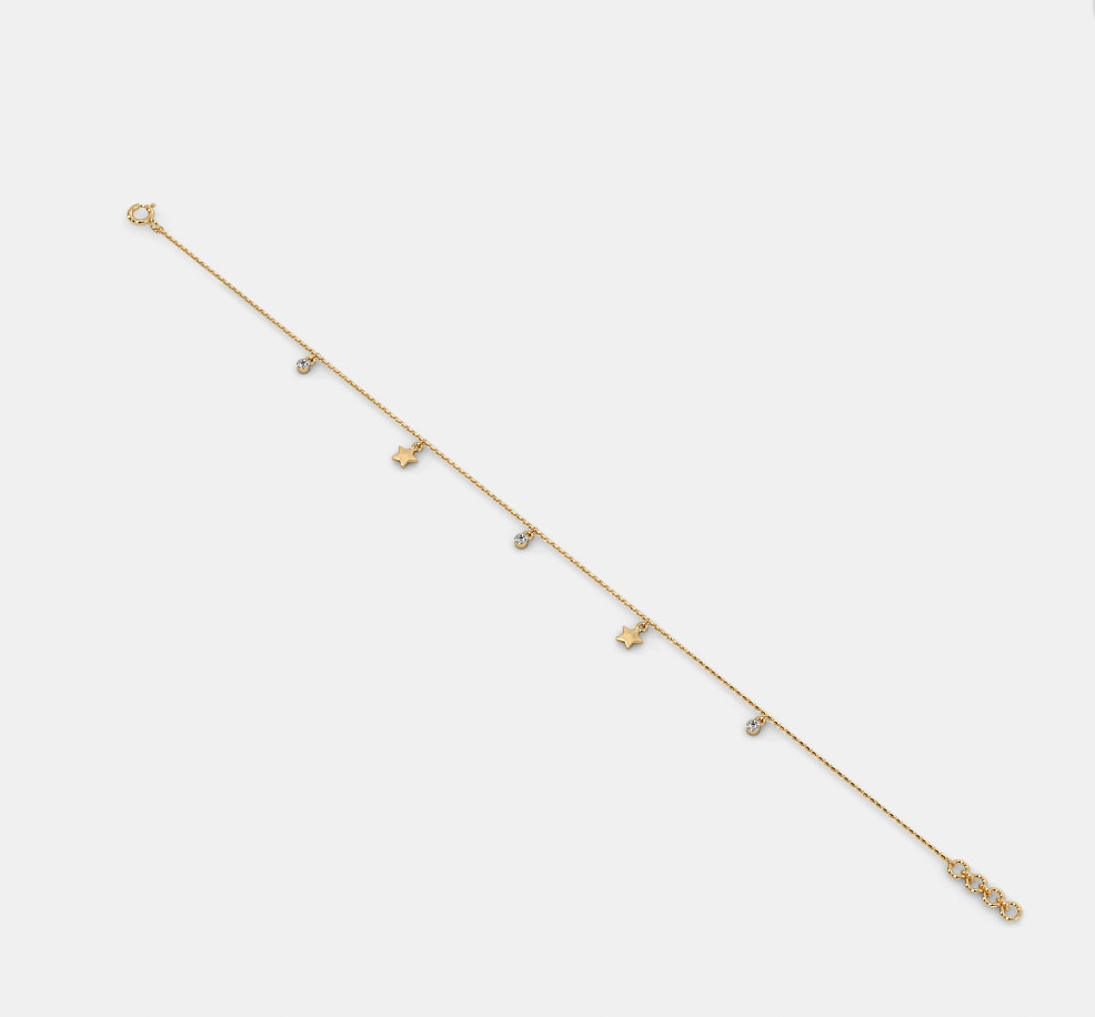 Star Drop Anklet