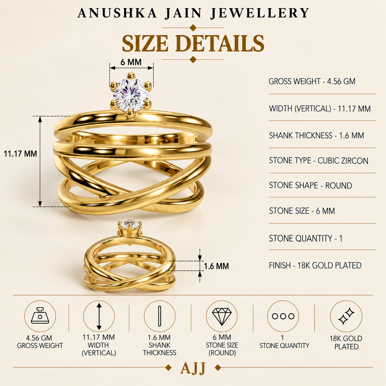 Spiral Diamond Ring