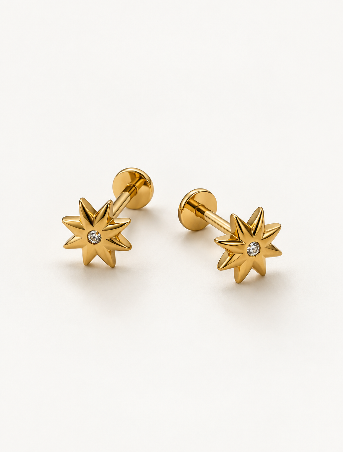 Starburst Flat Back Stud