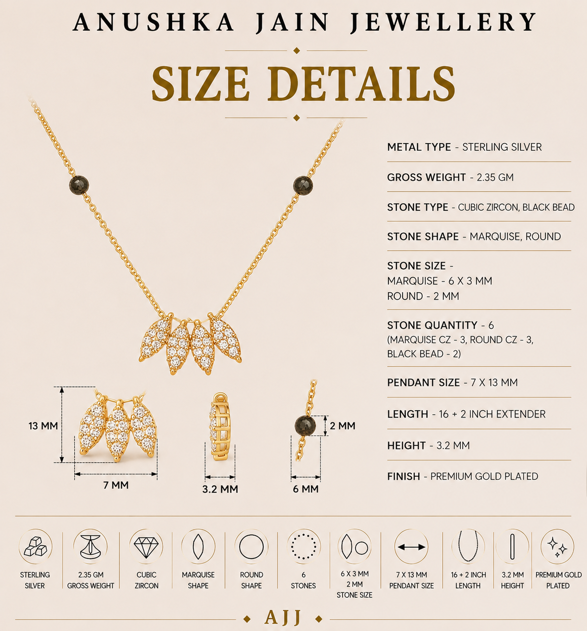 Triple Line Mangalsutra