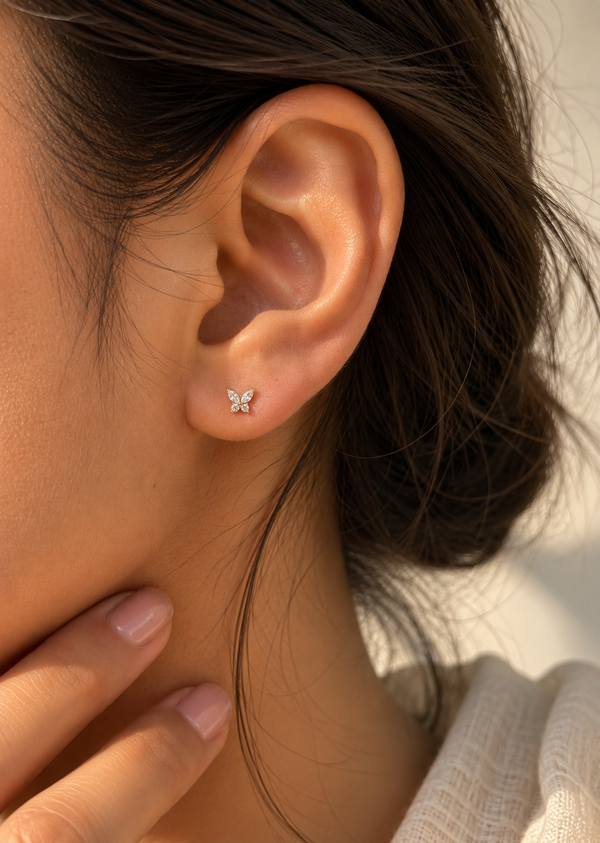 Mini Butterfly Stud