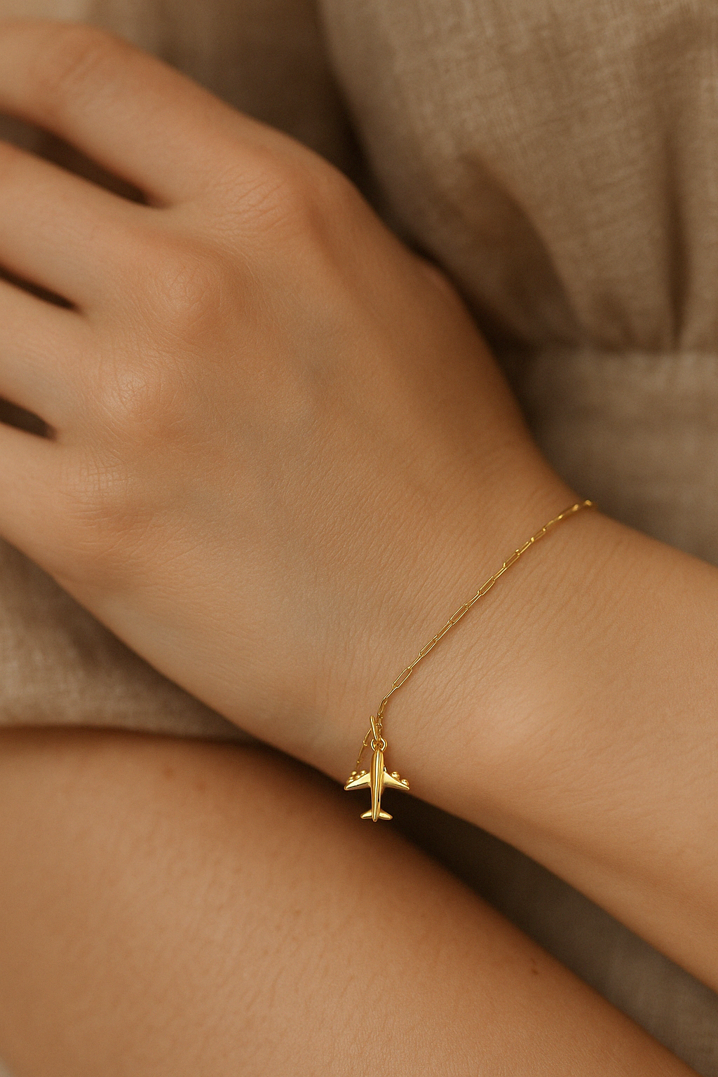 Airplane Charm-Charms-Anushka Jain Jewellery