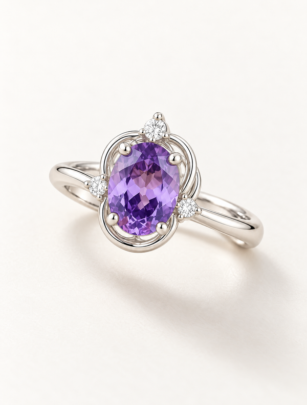 Amora Violet Ring
