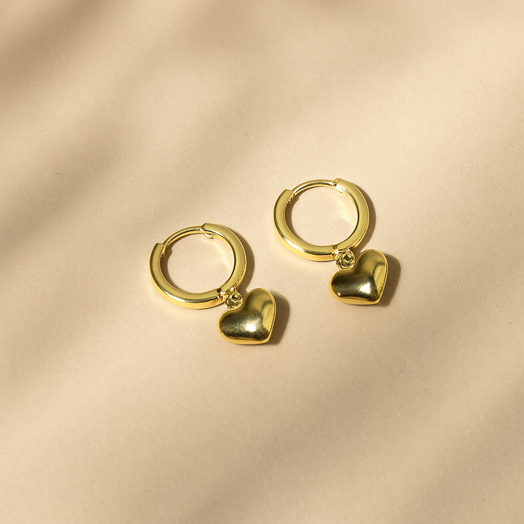 Amore Huggies-Huggie-Gold Vermeil-Anushka Jain Jewellery