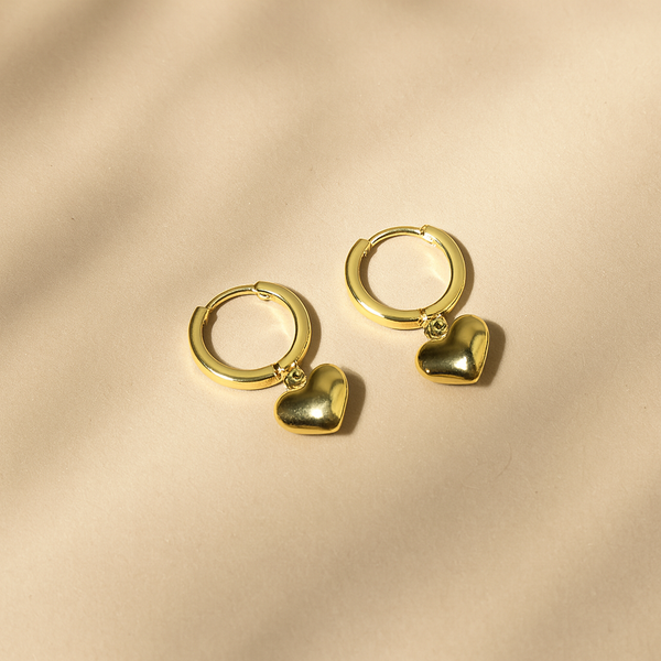 Amore Huggies-Huggie-Gold Vermeil-Anushka Jain Jewellery