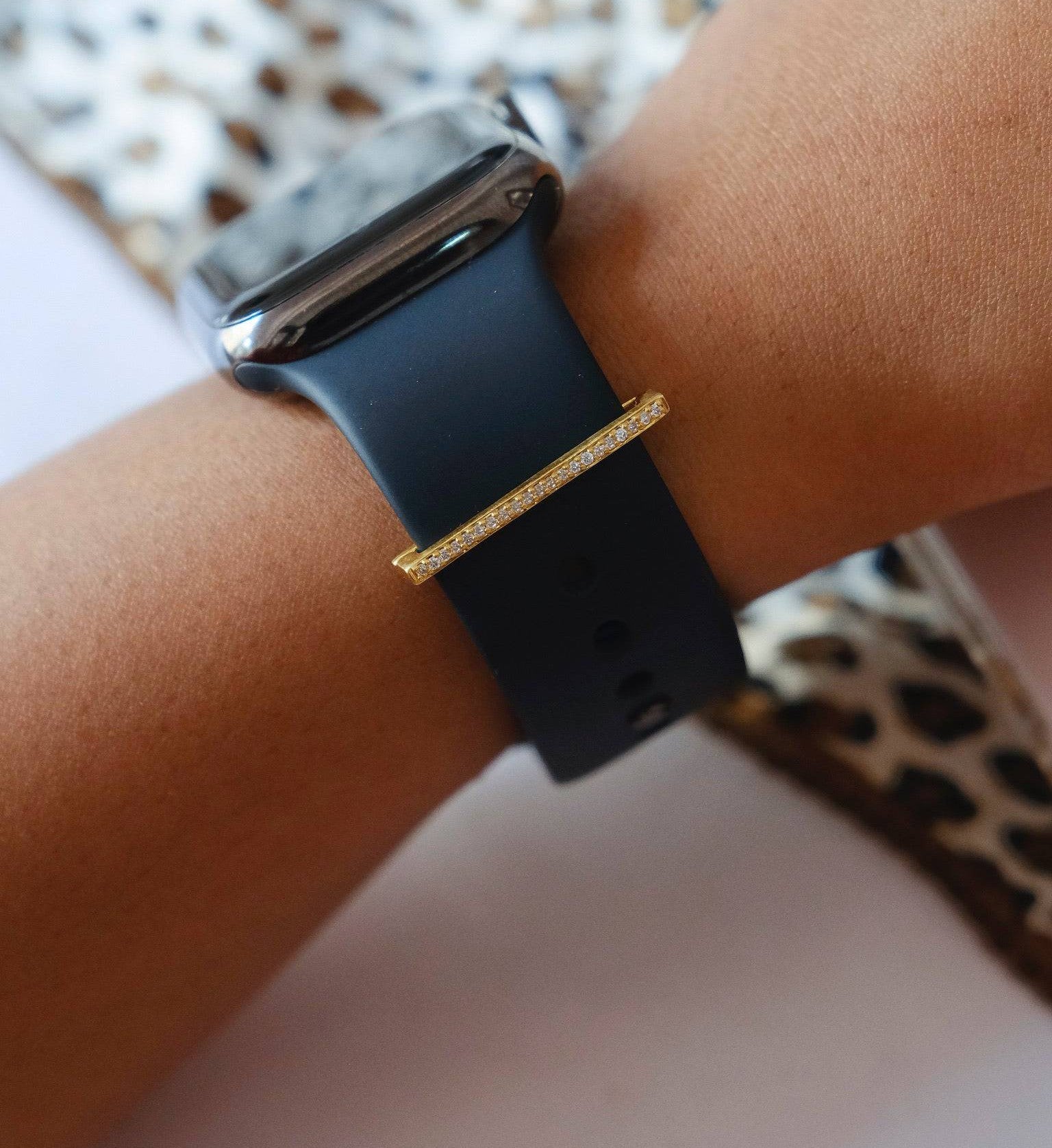 Apple Watch Diamond Band-Apple Watch Accessories-Anushka Jain Jewellery