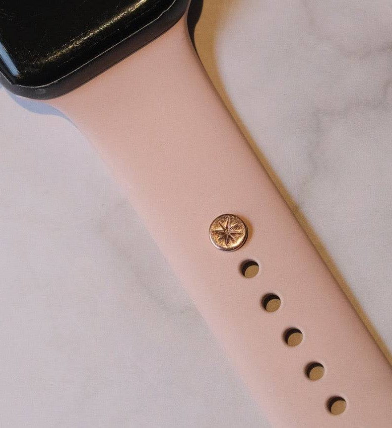 Apple Watch Round Studs-Apple Watch Accessories-Anushka Jain Jewellery