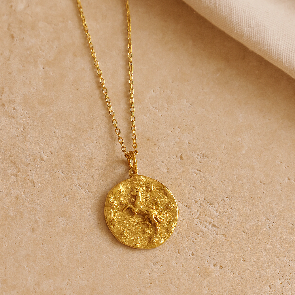 Aries Zodiac Necklace-Necklaces-Anushka Jain Jewellery