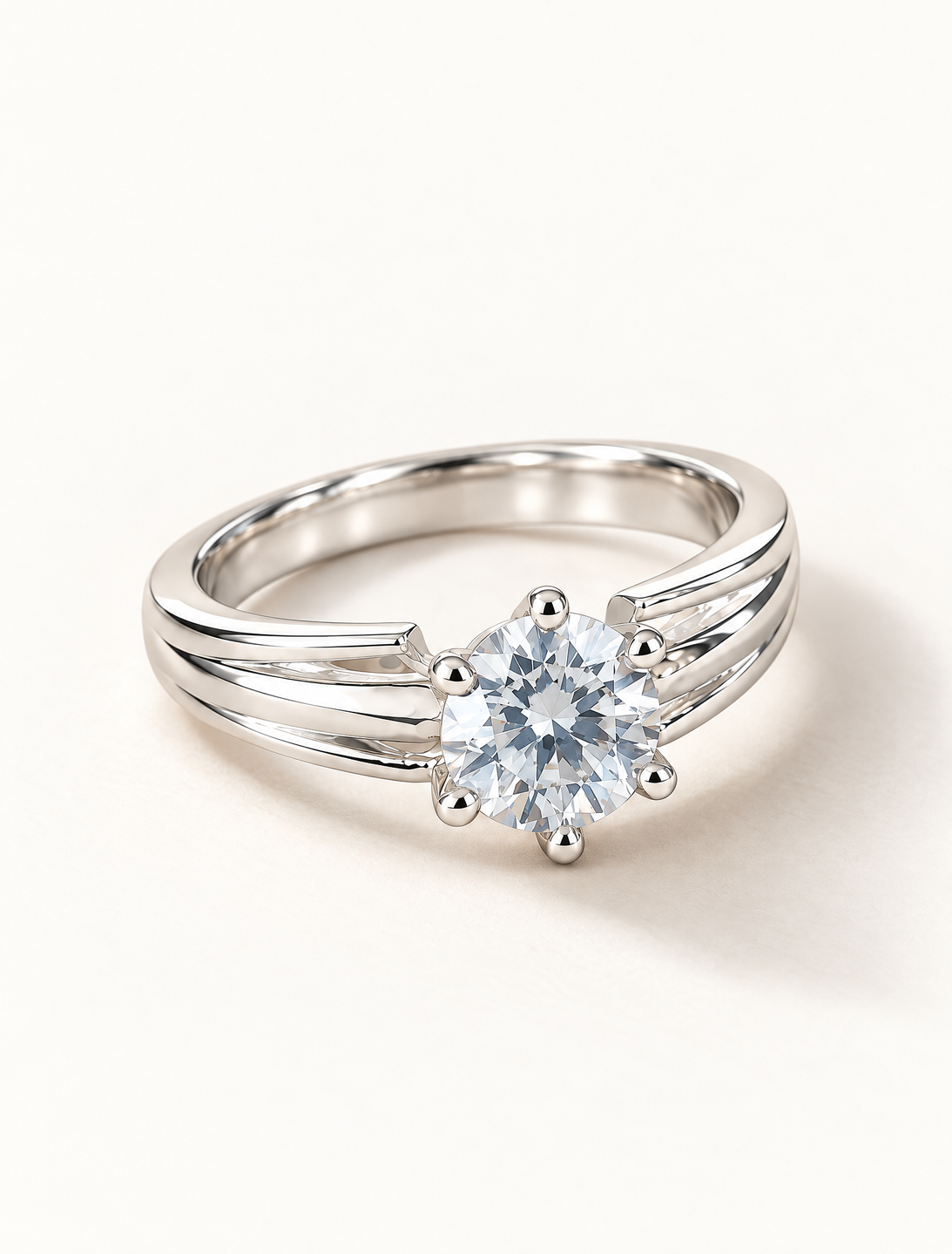 Aurielle Classic Solitaire Ring