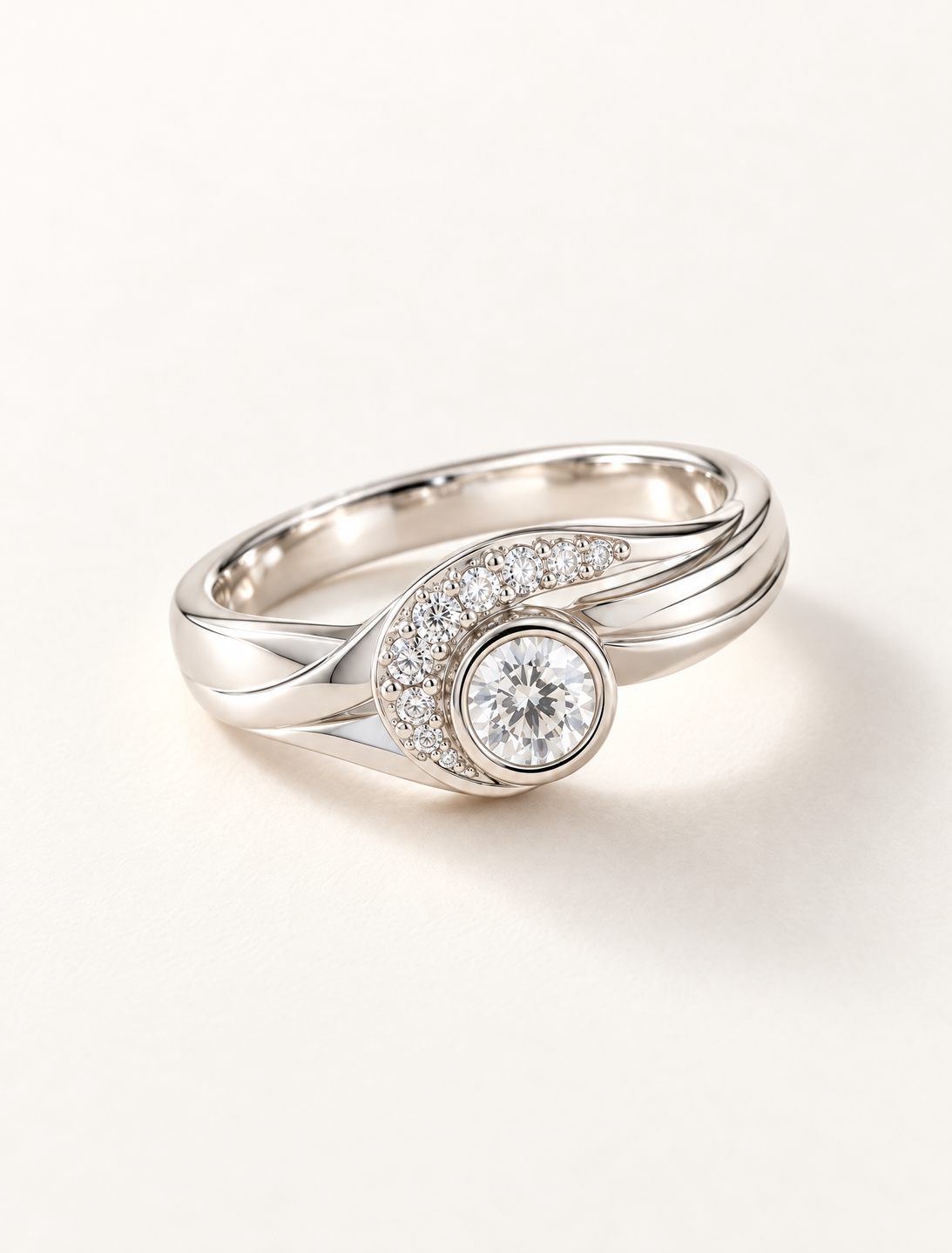 Aurielle Halo CZ Ring