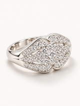 Aurielle Pavé Cluster Ring