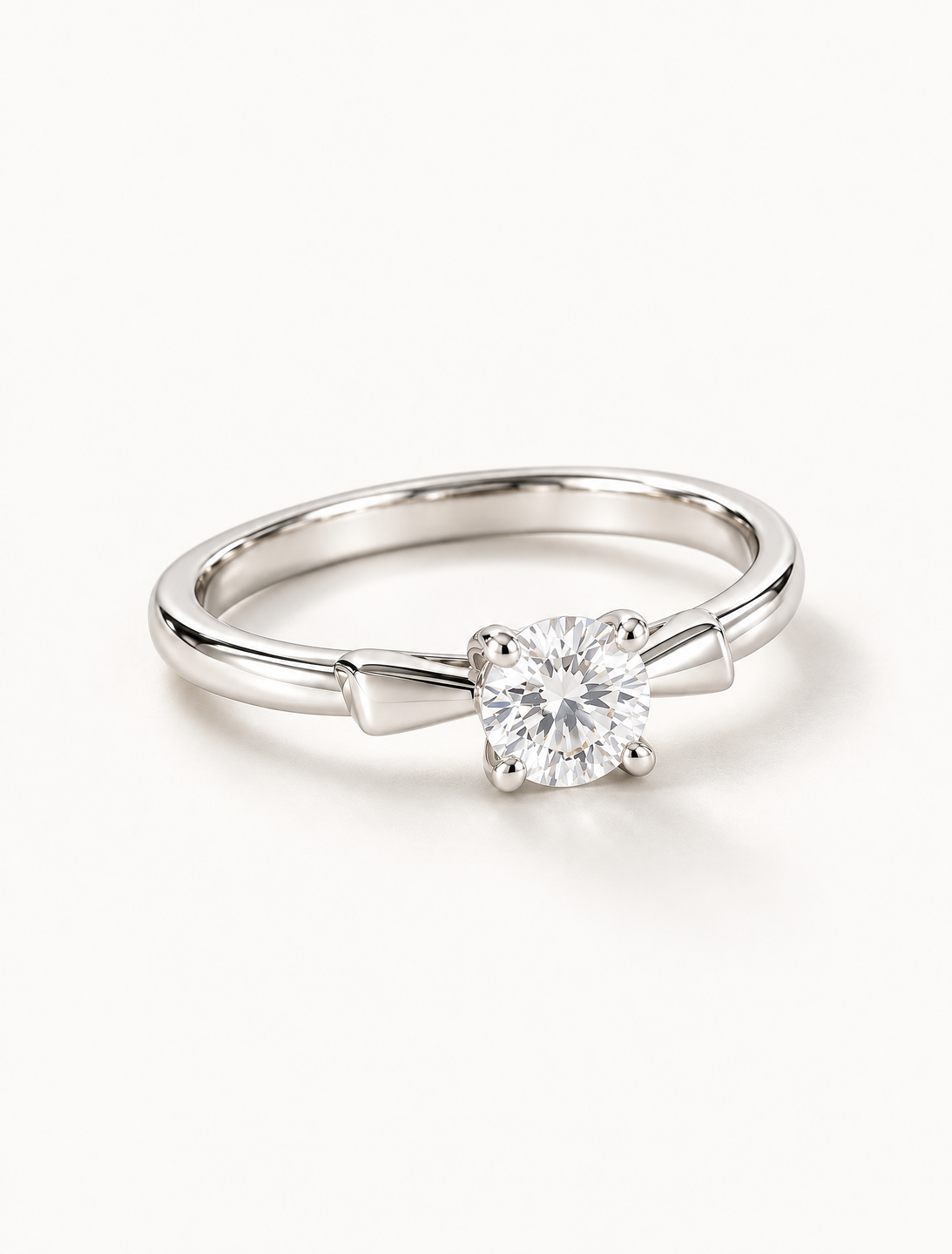 Aurora CZ Solitaire Ring