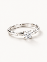 Aurora CZ Solitaire Ring