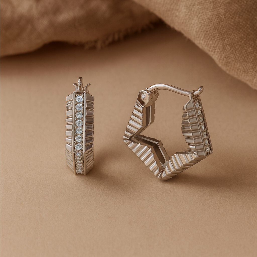 Bella Huggies Hoops-Huggie-Anushka Jain Jewellery