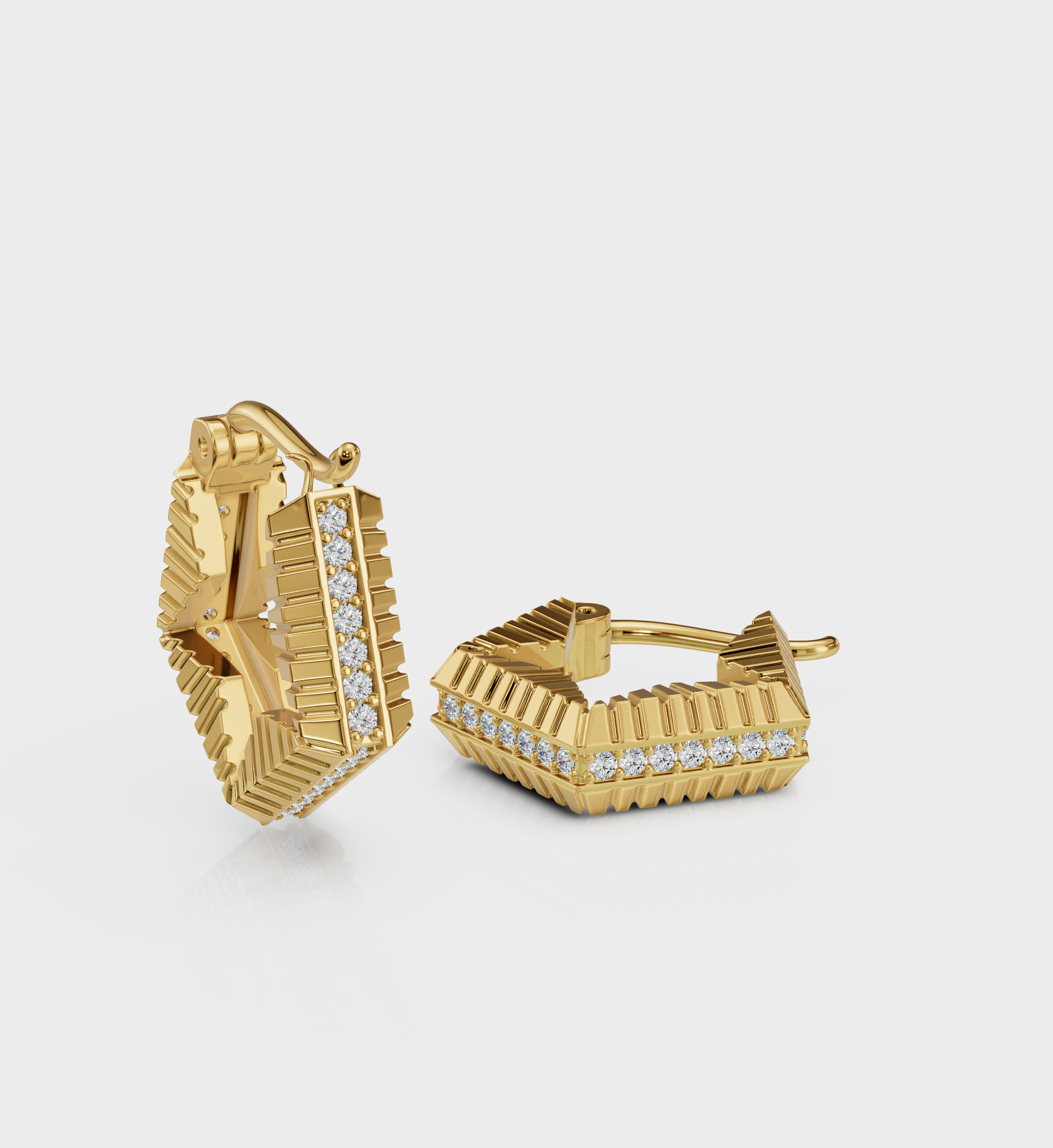 Bella Huggies Hoops-Huggie-Anushka Jain Jewellery