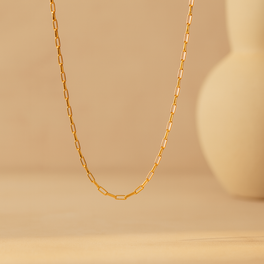 Bella Link Necklace-Necklaces-Anushka Jain Jewellery