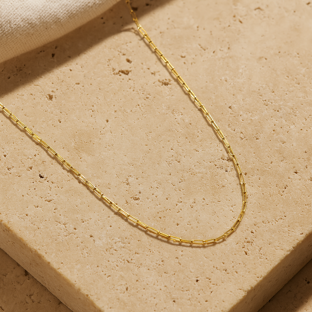 Bella Link Necklace-Necklaces-Anushka Jain Jewellery
