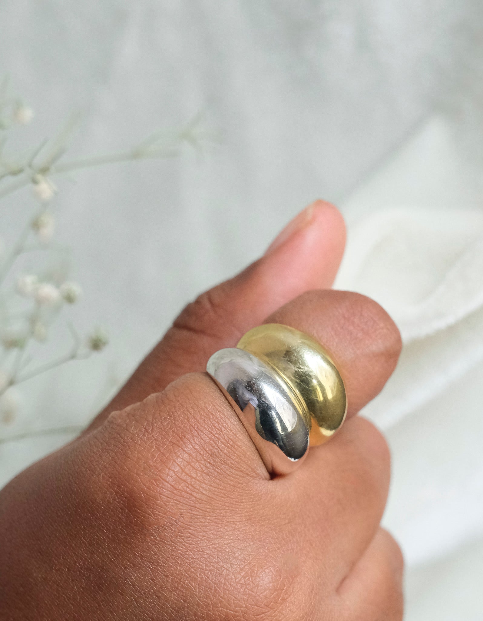 Big Mound Ring-Rings-Anushka Jain Jewellery