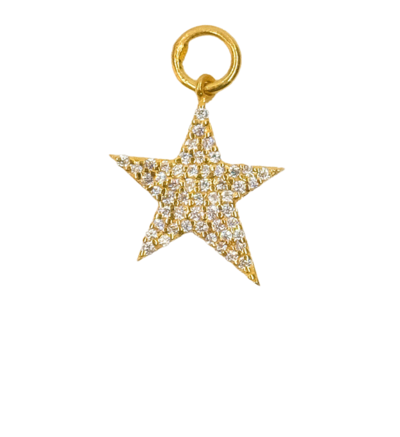 Big Star Diamond Charm-Charms-Anushka Jain Jewellery