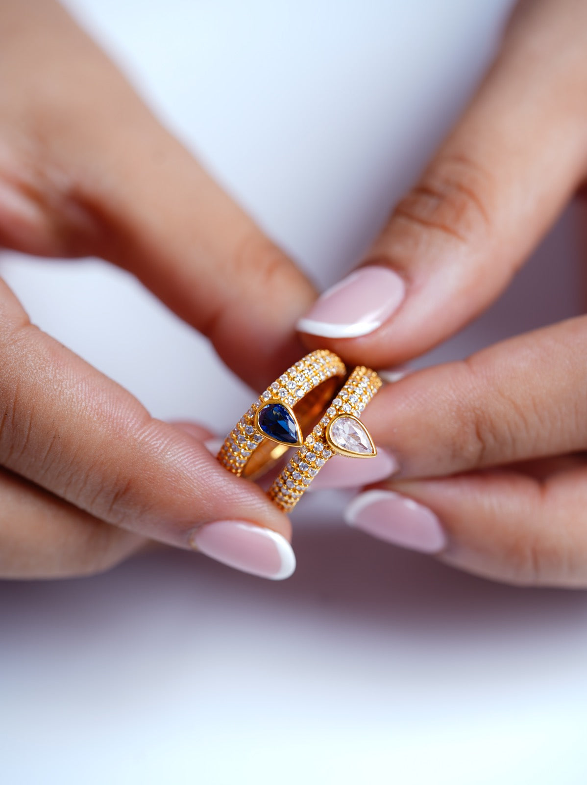 Blue Serenity Ring-Rings-Anushka Jain Jewellery