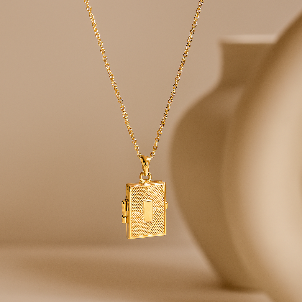 Book Picture Locket-Lockets-Anushka Jain Jewellery