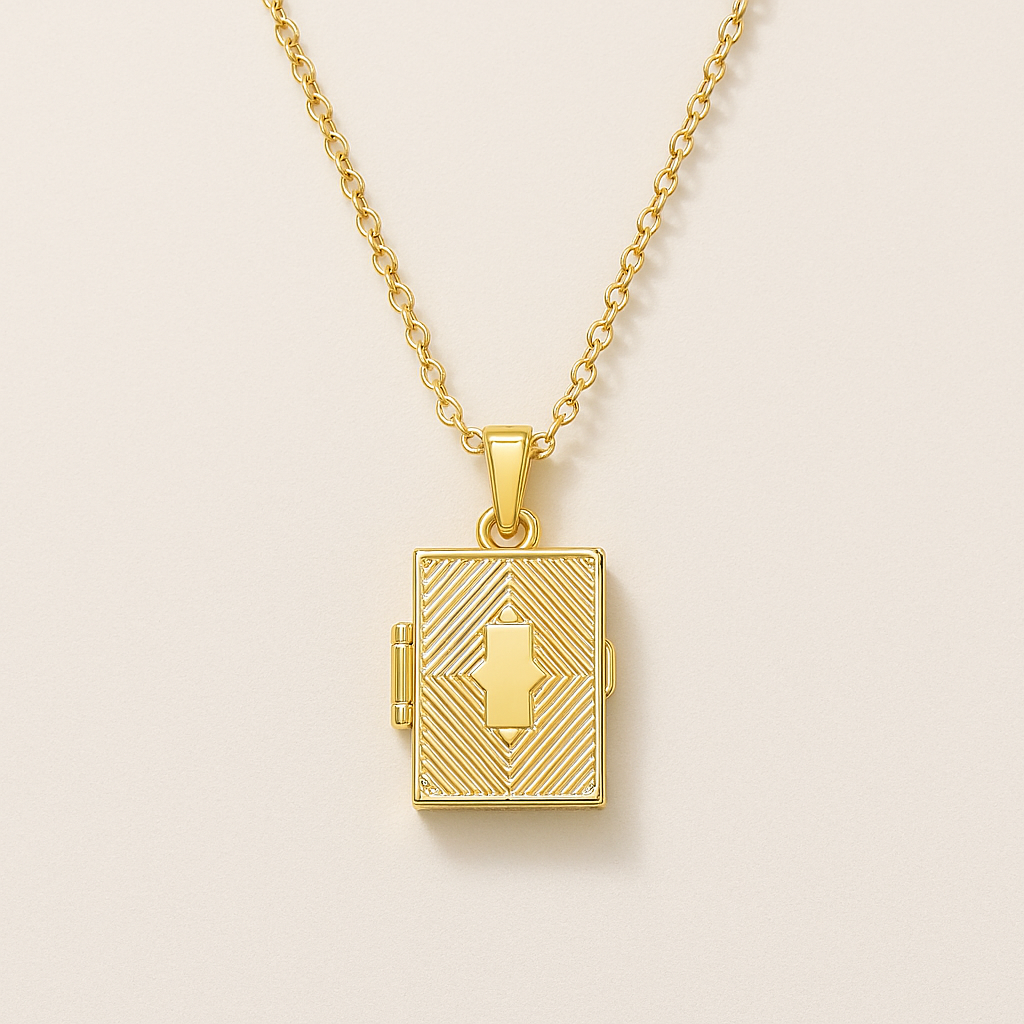 Book Picture Locket-Lockets-Anushka Jain Jewellery