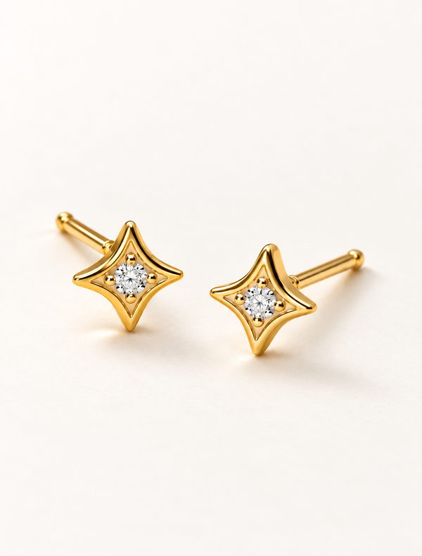 Twinkle Diamond Studs