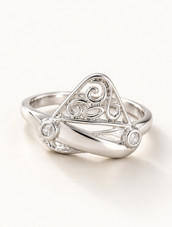 Celeste Filigree Statement Ring