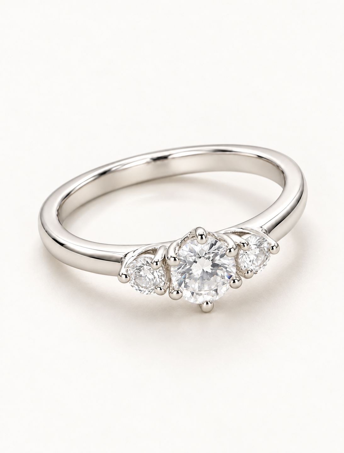 Celeste Three Stone Ring
