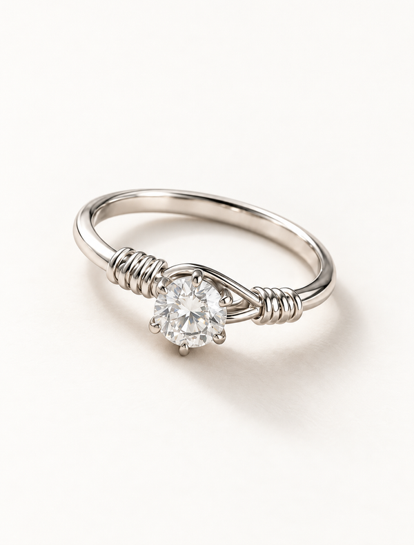 Celestia Solitaire Wrap Ring