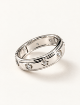 Celestia Starburst Band Ring