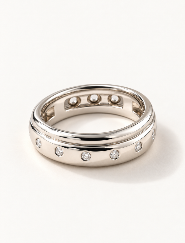 Celestial Dot Band Ring