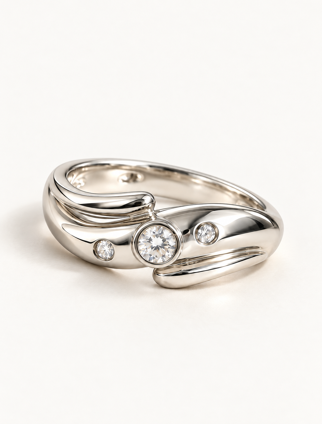Celestial Flow CZ Ring