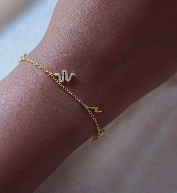 Charm Link Bracelet-Bracelets-Anushka Jain Jewellery