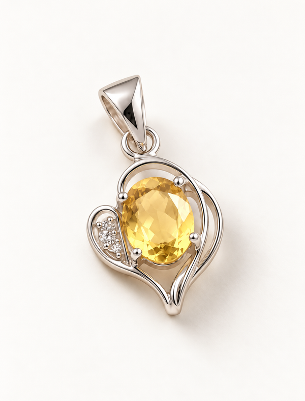 Citrine Cluster Charm