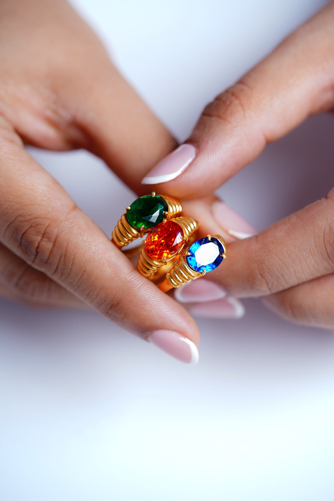 Citrine Sunset Ring-Rings-Anushka Jain Jewellery