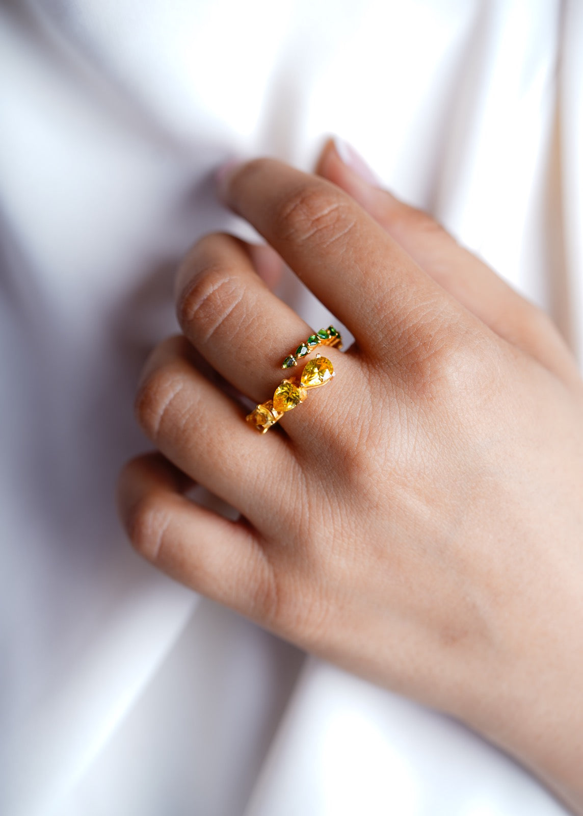Citrus Garden Eternity Ring-Rings-Anushka Jain Jewellery